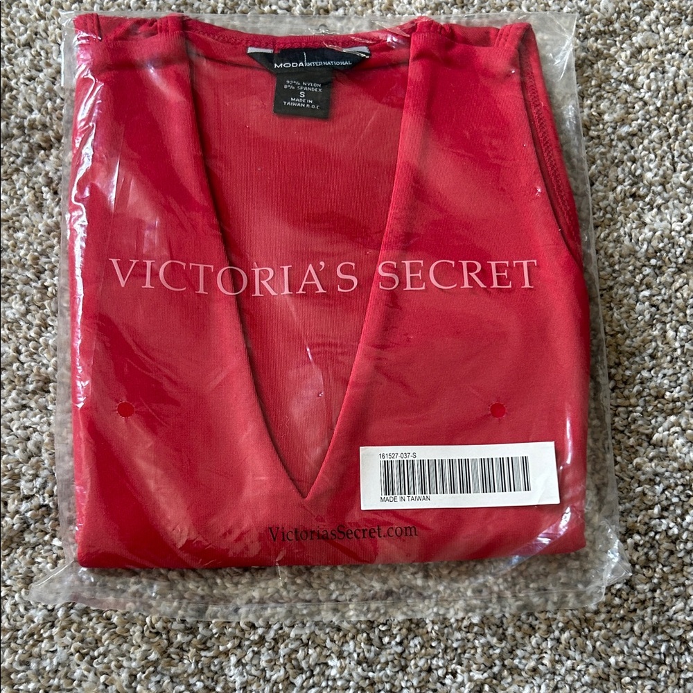 Victoria's Secret Bold Red V-Neck Blouse